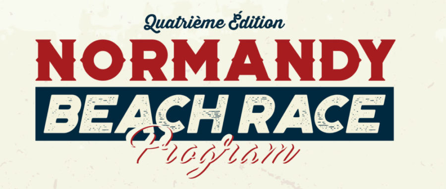 Normandy Beach Race 2023 programme Header